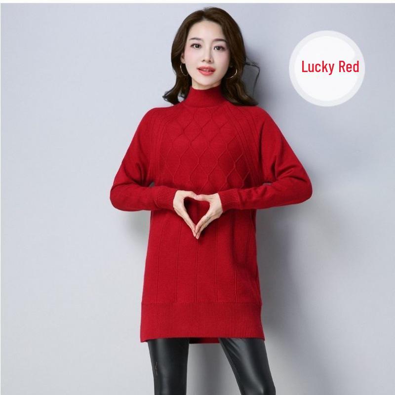 Женский свитер большого размера с флисовой подкладкой - Полувысокий воротник, Средняя длина, Свободный крой для осени/зимы, Теплый вязаный базовый слой 3XL 73-79.5 kg
Женский свитер большого размера с флисовой подкладкой - Полувысокий воротник, Средняя длина, Свободный крой для осени/зимы, Теплый вязаный базовый слой 3XL 73-79.5 kg