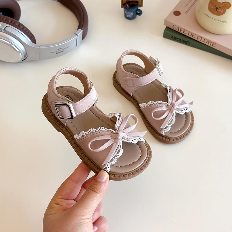 Girls Sweet Bow Lace Decor Flat Sandals With Buckle 21 розовый
Girls Sweet Bow Lace Decor Flat Sandals With Buckle 21 розовый