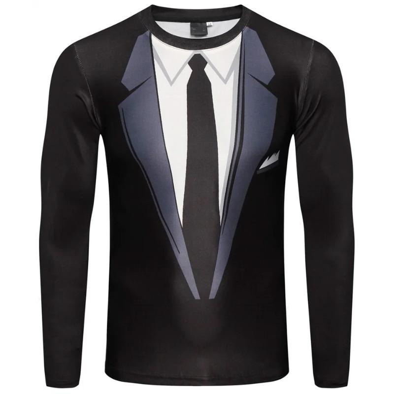 Round Neck Funny Suit Pattern 3D Printed Casual Short Sleeved Men s T-shirts - Soft Medium Stretch Fabric Spring and Autumn Relaxed Fit Clothing 5XL
Round Neck Funny Suit Pattern 3D Printed Casual Short Sleeved Men s T-shirts - Soft Medium Stretch Fabric Spring and Autumn Relaxed Fit Clothing 5XL