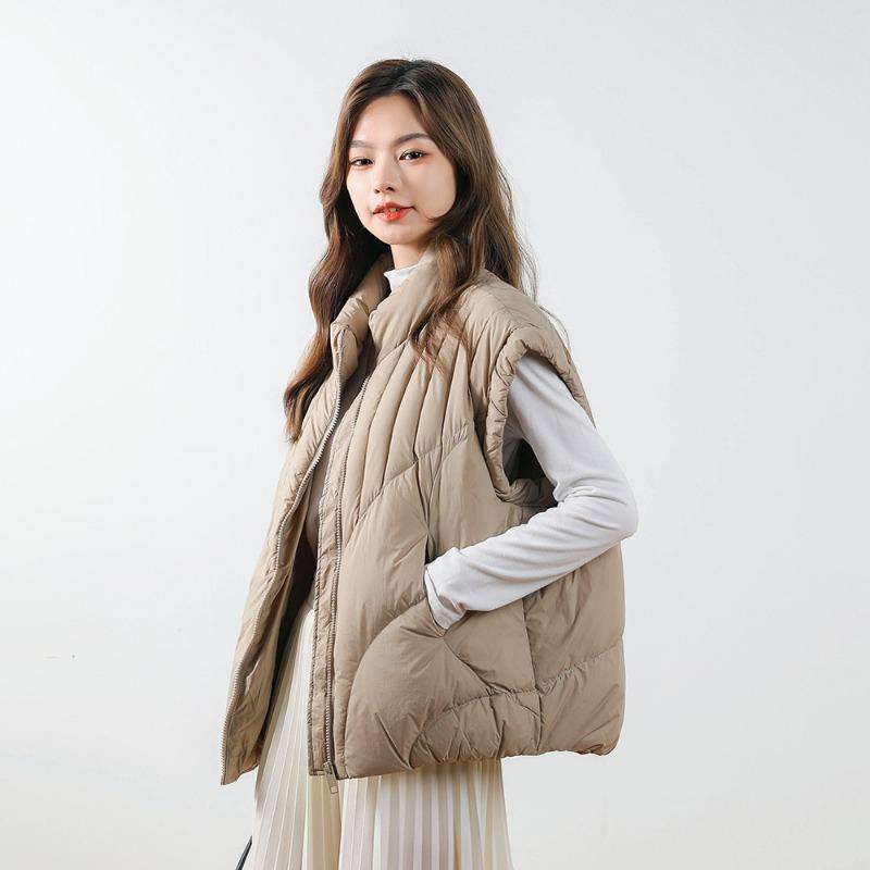 90 white duck down new national standard stand-up collar simple fashion solid color short autumn and winter down vest S
90 white duck down new national standard stand-up collar simple fashion solid color short autumn and winter down vest S