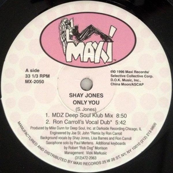 12-дюймовая пластинка SHAY JONES - Only You MX2050 Maxi Records 1996 US Танцевальная и Электронная Б/У
12-дюймовая пластинка SHAY JONES - Only You MX2050 Maxi Records 1996 US Танцевальная и Электронная Б/У