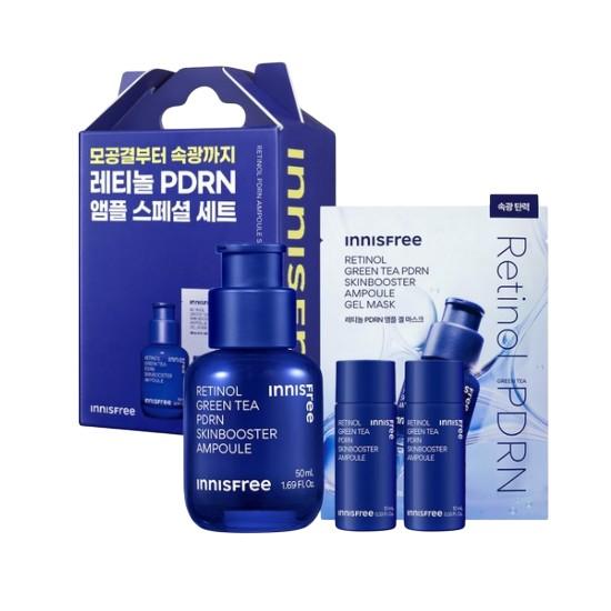 Innisfree Retinol Green Tea PDRN Skin Booster Ampoule Special Set (3 pcs)
Innisfree Retinol Green Tea PDRN Skin Booster Ampoule Special Set (3 pcs)