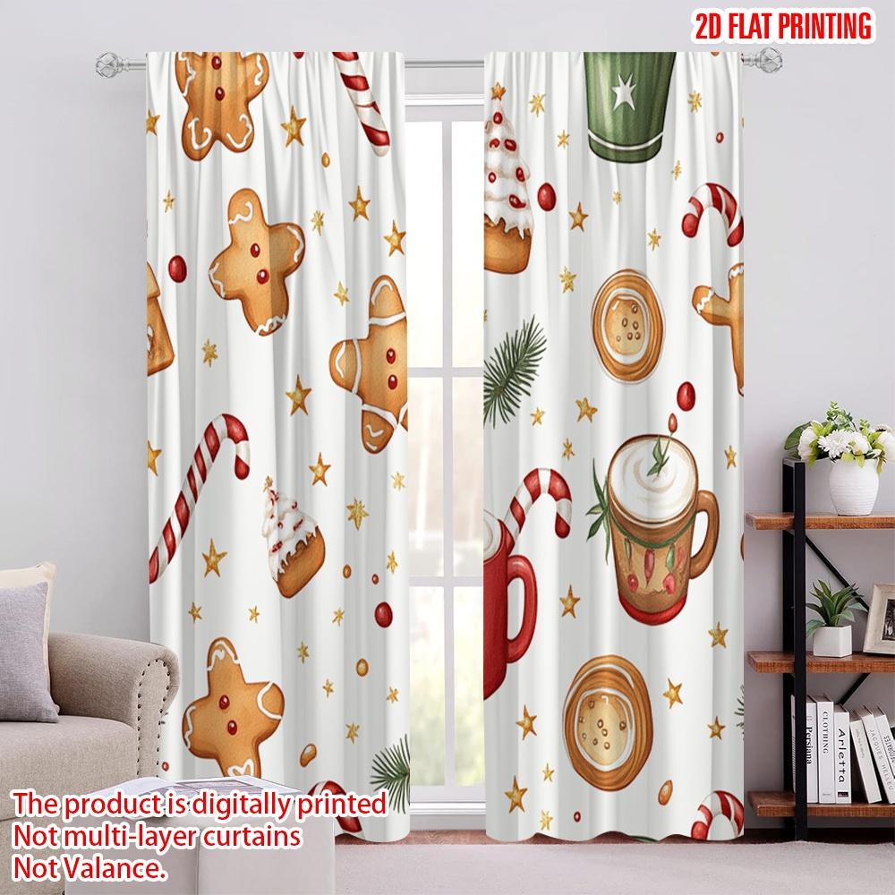 2pcs,2D plane printing Popular Curtain Panels Christmas Sweets Holiday Festive (2) Versatile Durable Polyester (without rod) 52.50 × 116.00 cm 2 pcs
2pcs,2D plane printing Popular Curtain Panels Christmas Sweets Holiday Festive (2) Versatile Durable Polyester (without rod) 52.50 × 116.00 cm 2 pcs