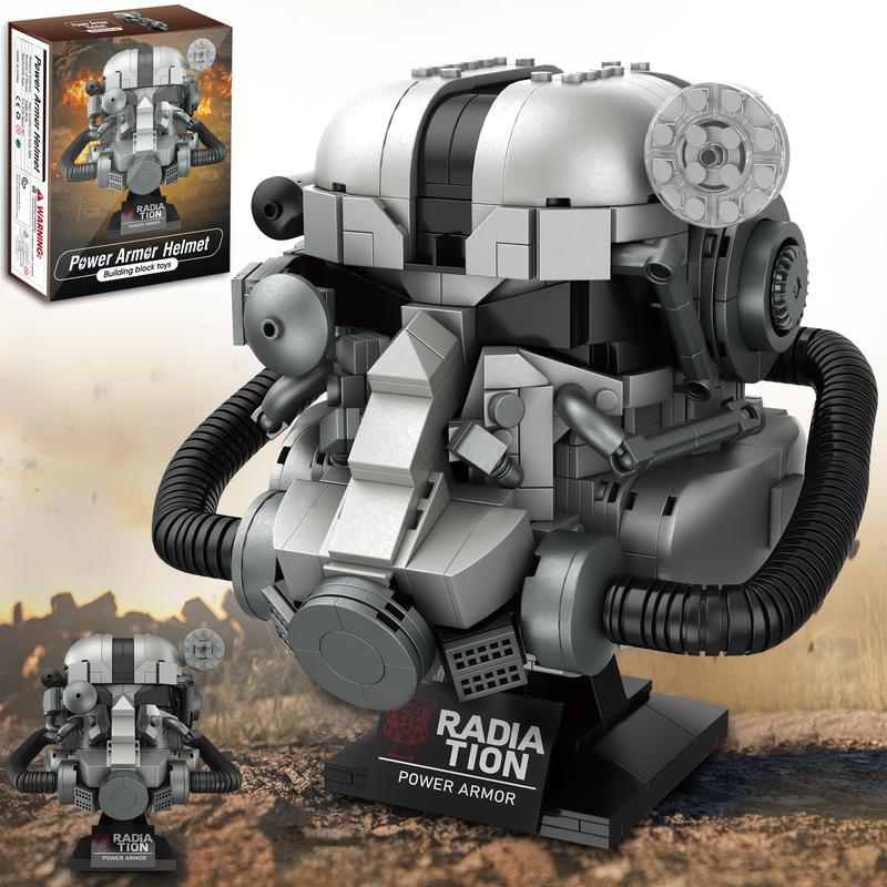 TOKMOC 1088 Pieces,Power Armor Helmet Building Block Set,Display Model,Birthday Gift and Home Decoration,For aged 12 and above,Stress relief Default
TOKMOC 1088 Pieces,Power Armor Helmet Building Block Set,Display Model,Birthday Gift and Home Decoration,For aged 12 and above,Stress relief Default
