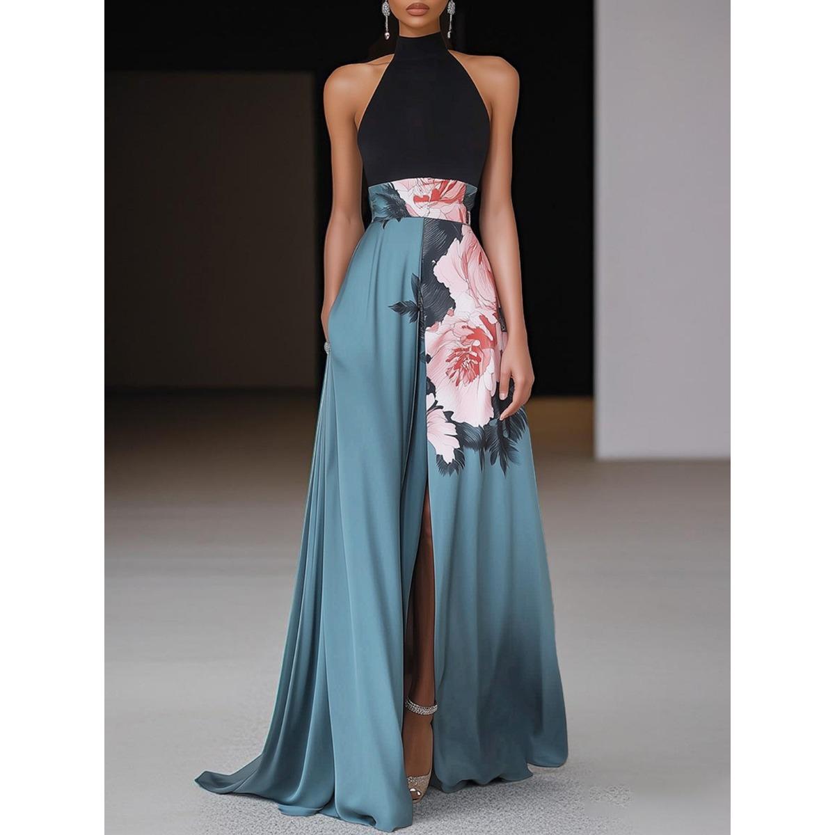 European American Women s Sleeveless Digital Printed Long Maxi Dress Party Gown XXL синій
European American Women s Sleeveless Digital Printed Long Maxi Dress Party Gown XXL синій
