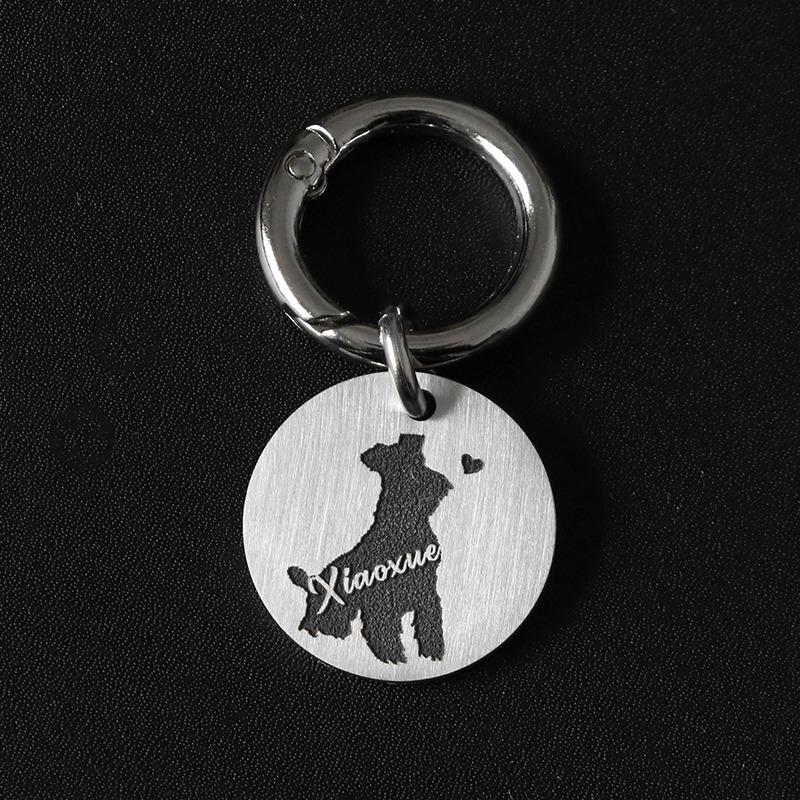 Personalized Cat Dog Silhouette ID Tag Name with Cute Symbols Engraved Front and Back Custom Pets Collar Anti-Lost Metal Charm серебряный
Personalized Cat Dog Silhouette ID Tag Name with Cute Symbols Engraved Front and Back Custom Pets Collar Anti-Lost Metal Charm серебряный