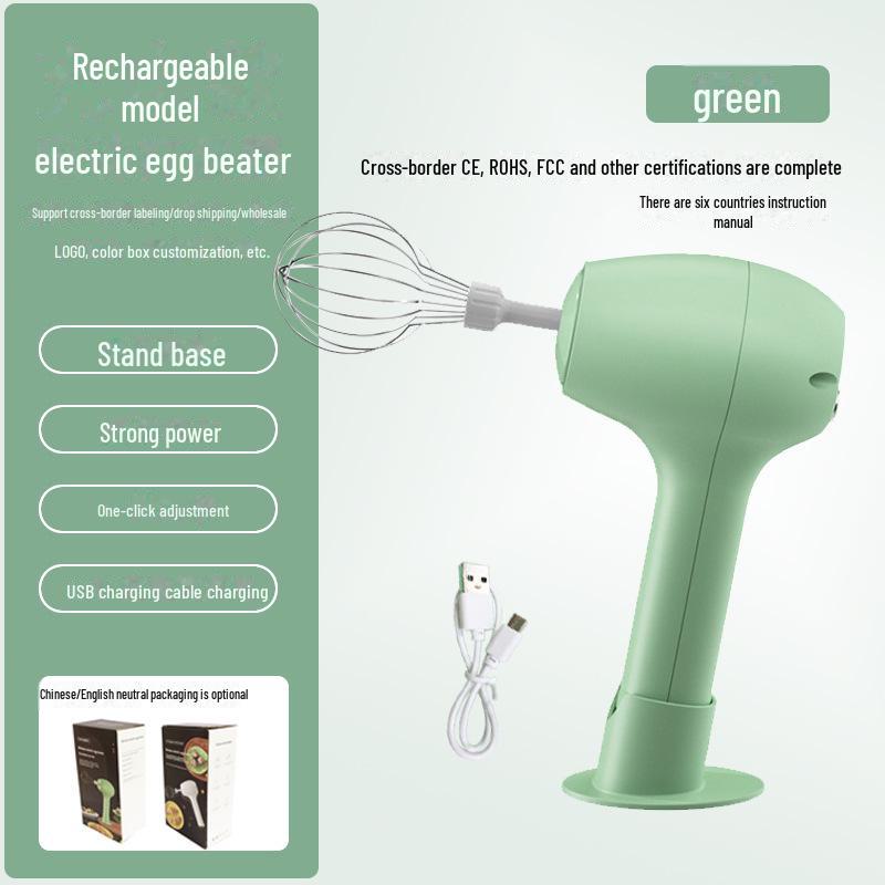 Компактный электрический ручной миксер с венчиком и насадкой для взбивания яиц. J-13 plastic single head with base светло-зеленый
Компактный электрический ручной миксер с венчиком и насадкой для взбивания яиц. J-13 plastic single head with base светло-зеленый