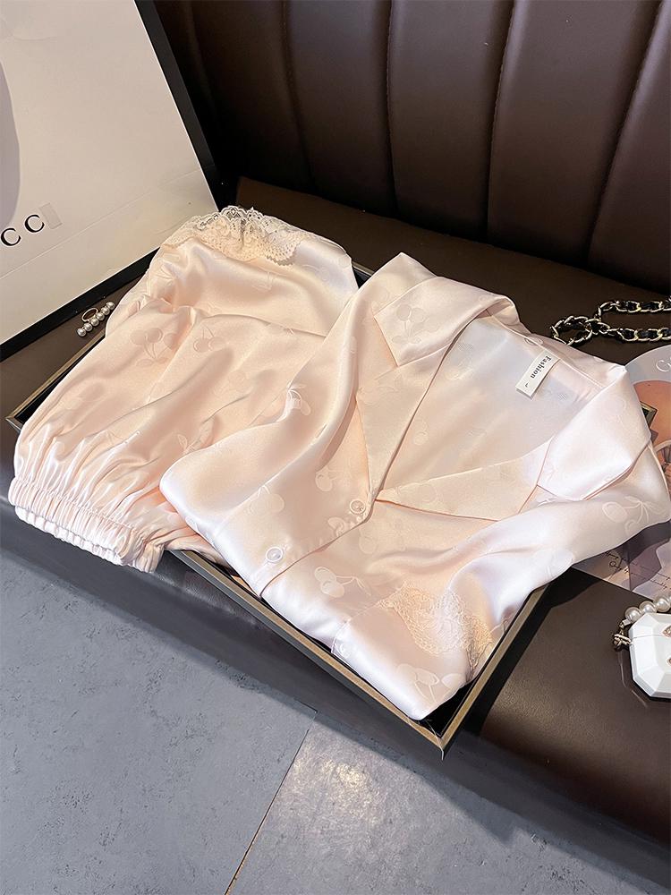 Women s Summer Cooling Mulberry Silk Pajama Set - Short Sleeve Top & Long Pants L (40-50 kg) розовый
Women s Summer Cooling Mulberry Silk Pajama Set - Short Sleeve Top & Long Pants L (40-50 kg) розовый