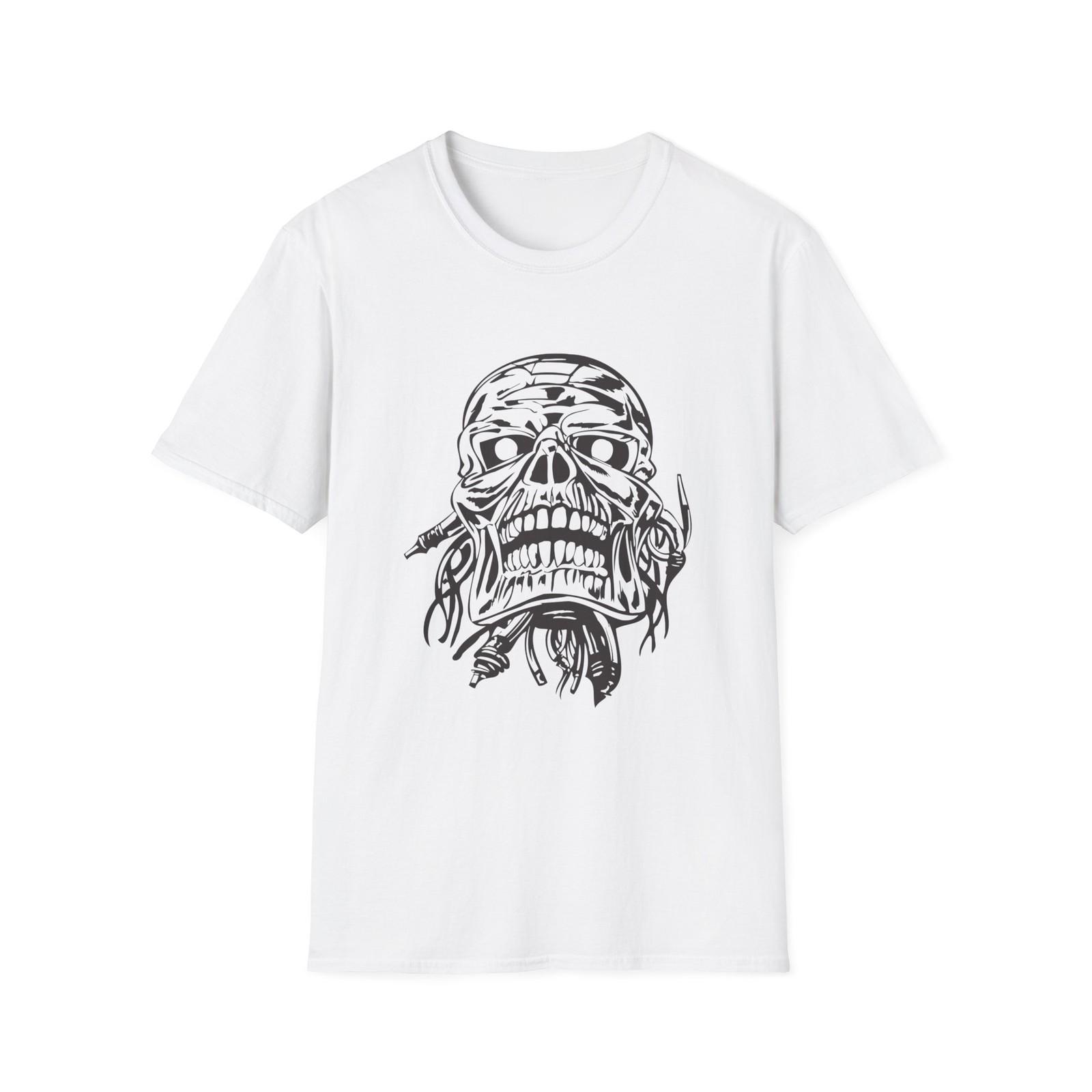 Unisex Softstyle Skull Graphic T-Shirt - Edgy Stylish Apparel for Everyday Wear 5XL різнокольоровий
Unisex Softstyle Skull Graphic T-Shirt - Edgy Stylish Apparel for Everyday Wear 5XL різнокольоровий