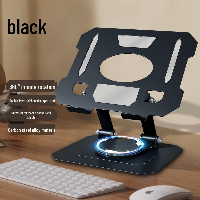 Universal 360° Rotating Alloy Tablet Stand for Live Streaming and Binge-Watching чёрный
Universal 360° Rotating Alloy Tablet Stand for Live Streaming and Binge-Watching чёрный