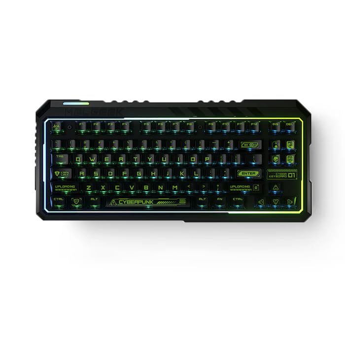 MelGeek CYBER01 Mechanical Keyboard Magnetic Switch Gaming Stylish 83 Keys USB Connection Wired English Layout Tenkeyless Rapid Trigger Game Keyboard
MelGeek CYBER01 Mechanical Keyboard Magnetic Switch Gaming Stylish 83 Keys USB Connection Wired English Layout Tenkeyless Rapid Trigger Game Keyboard