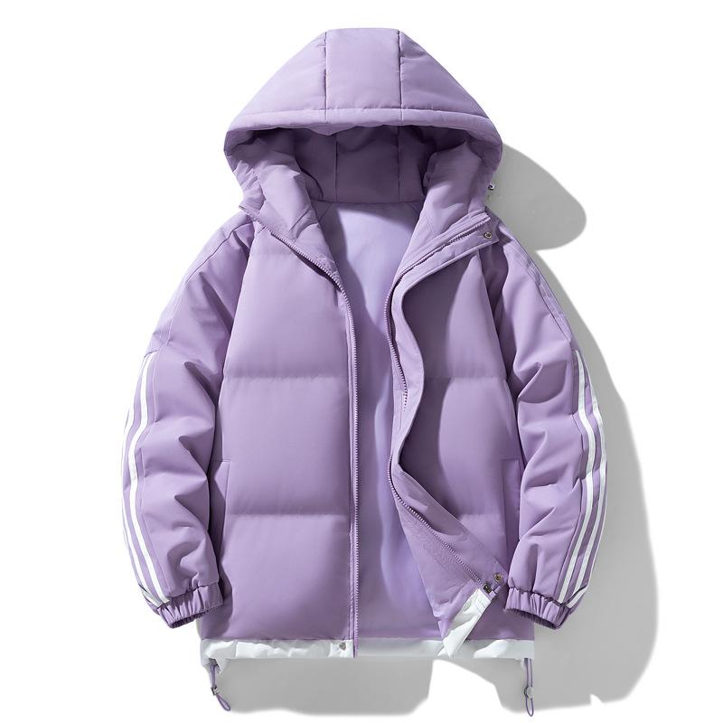 Winter Hooded Down Cotton Clothes Men s Coat Brand Loose Three Bars Cotton Clothes Thickened Warm Bread Clothes Men s Clothing M светло-фиолетовый
Winter Hooded Down Cotton Clothes Men s Coat Brand Loose Three Bars Cotton Clothes Thickened Warm Bread Clothes Men s Clothing M светло-фиолетовый