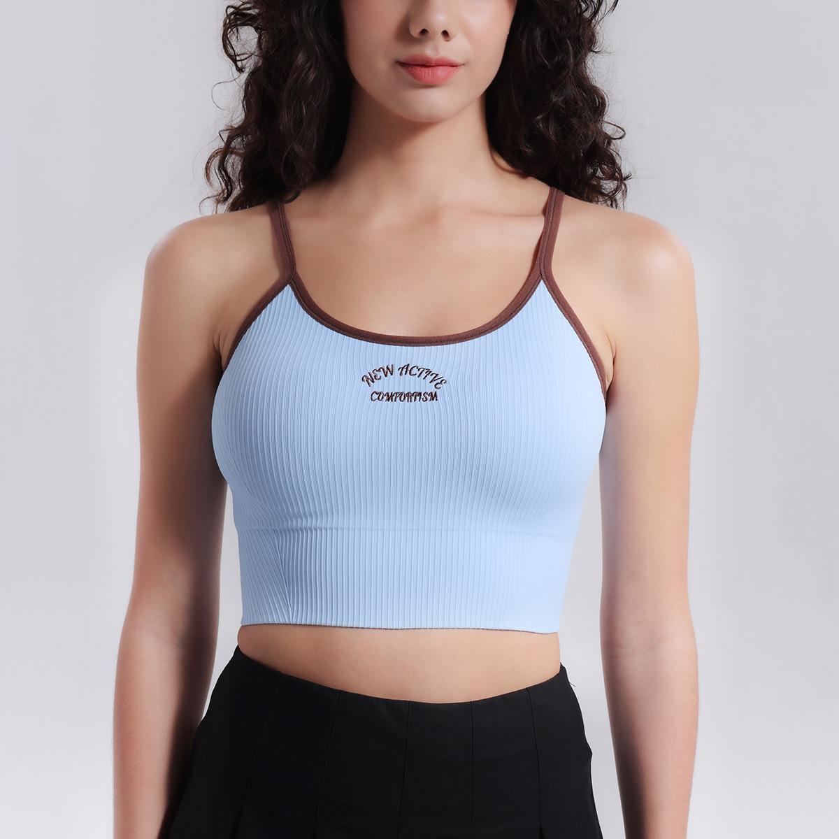 Женский американский ретро спортивный жилет - Низкая интенсивность, Нагрудная накладка, U-образная спинка, Бретели-спагетти, Одежда для фитнеса Extra Large
Женский американский ретро спортивный жилет - Низкая интенсивность, Нагрудная накладка, U-образная спинка, Бретели-спагетти, Одежда для фитнеса Extra Large