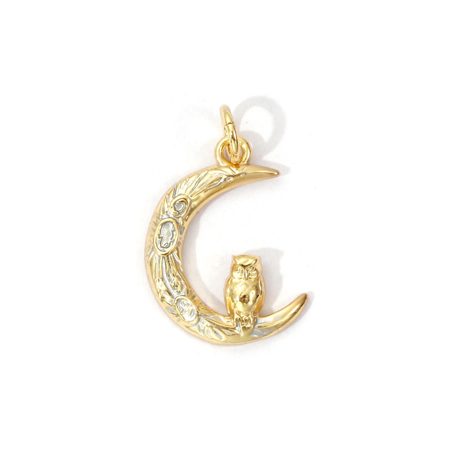 2 PCs Brass Galaxy Charms 18K Gold Plated Enamel Half Moon Pendants For DIY Neckalce Bracelet Jewelry Making 22mm x 17mm
2 PCs Brass Galaxy Charms 18K Gold Plated Enamel Half Moon Pendants For DIY Neckalce Bracelet Jewelry Making 22mm x 17mm