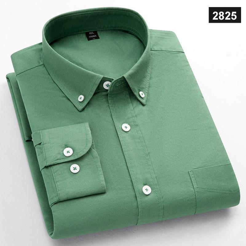 Класична посадка Модна бавовняна сорочка з довгим рукавом для чоловіків Одна кишеня Приталений крій Повсякденний топ М який Оксфорд Однотонний Офісний одяг S
Класична посадка Модна бавовняна сорочка з довгим рукавом для чоловіків Одна кишеня Приталений крій Повсякденний топ М який Оксфорд Однотонний Офісний одяг S