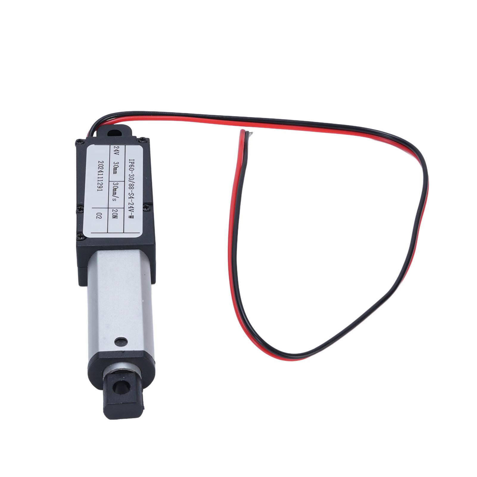 Mini Electric Linear Actuator 24V 30mm Stroke 30mms 20N Aluminum Tube Linear Motion Actuator for
Mini Electric Linear Actuator 24V 30mm Stroke 30mms 20N Aluminum Tube Linear Motion Actuator for