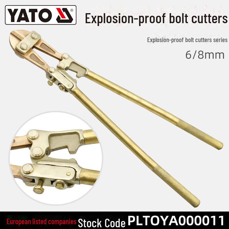 YATO Explosion-Proof Bolt Cutters - 15-Day Delivery Aluminum copper 600mm YT-68411
YATO Explosion-Proof Bolt Cutters - 15-Day Delivery Aluminum copper 600mm YT-68411