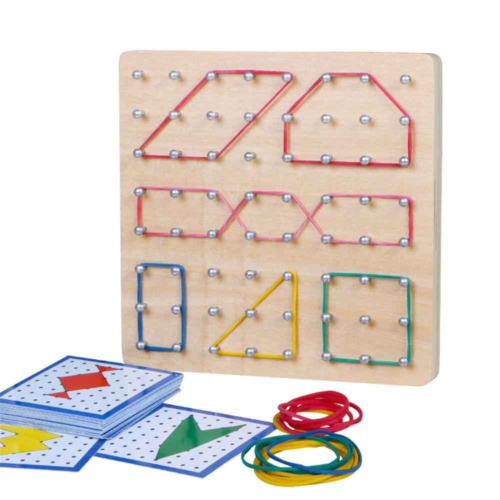 STEM Puzzle Pattern Cards Geo Board Wooden Toys Manipulative Block Montessori Toy Geoboard
STEM Puzzle Pattern Cards Geo Board Wooden Toys Manipulative Block Montessori Toy Geoboard