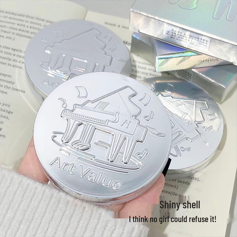ART VALUE Pressed Powder: Matte Finish, Waterproof, Oil-Control Concealer, Student-Friendly Setting Powder
ART VALUE Pressed Powder: Matte Finish, Waterproof, Oil-Control Concealer, Student-Friendly Setting Powder