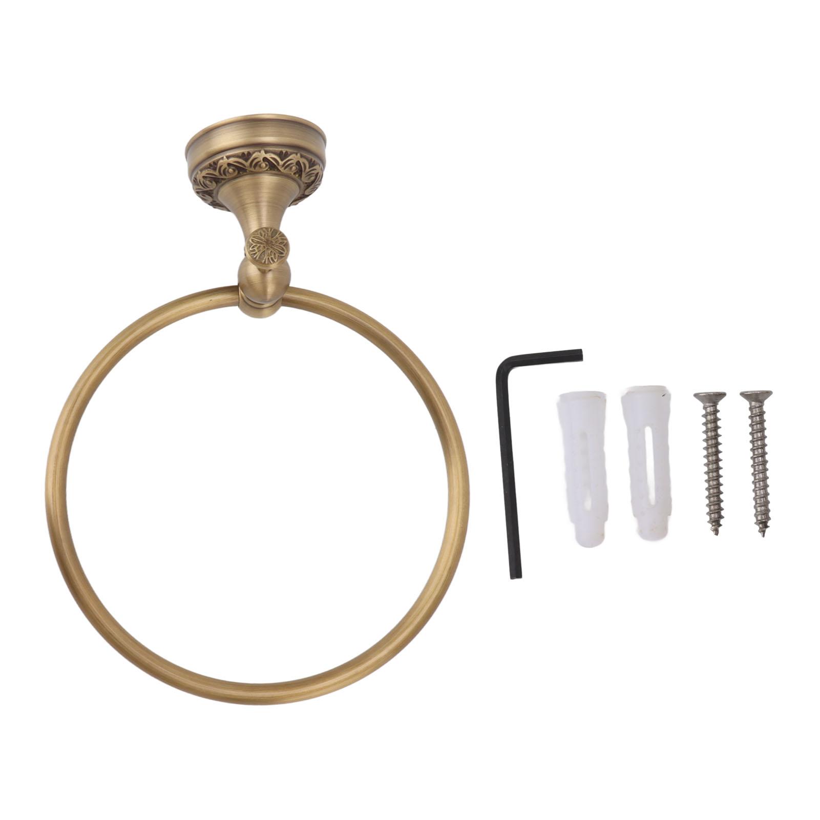 Bath Towel Ring Copper Round Wall Mounted Hand Shower Towel Holder Rack for Bathroom 980830
Bath Towel Ring Copper Round Wall Mounted Hand Shower Towel Holder Rack for Bathroom 980830