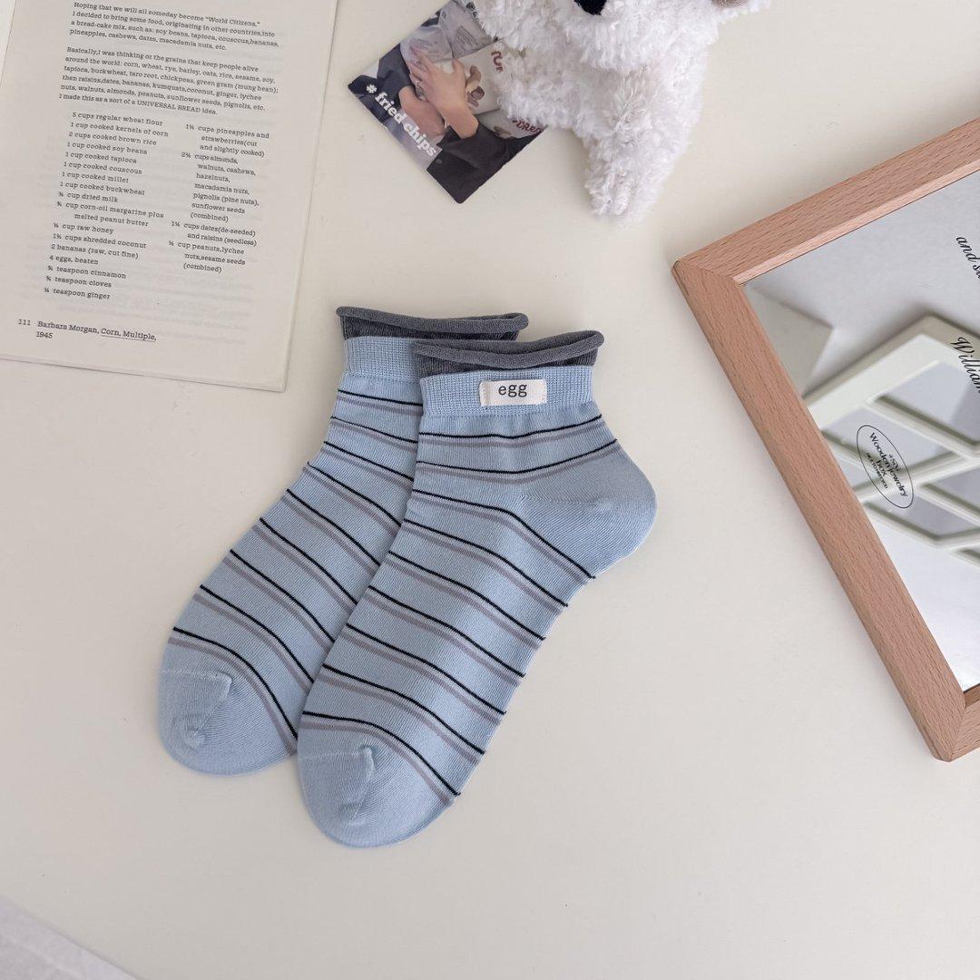 Sock Children s Short Socks, Summer and Spring Rolled-edge Striped Thin Summer Girls Versatile Short Tube Socks 1 pair синій
Sock Children s Short Socks, Summer and Spring Rolled-edge Striped Thin Summer Girls Versatile Short Tube Socks 1 pair синій