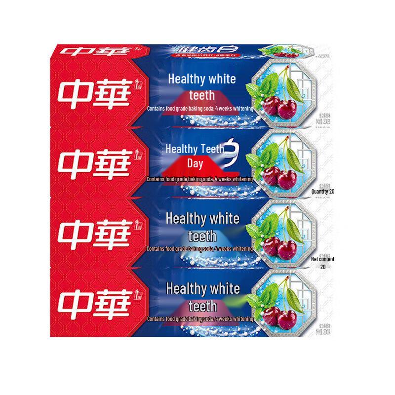 Zhonghua Healthy White Perlite Cherry Fruity Toothpaste 4-Pack
Zhonghua Healthy White Perlite Cherry Fruity Toothpaste 4-Pack