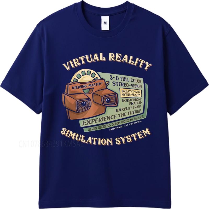 Vintage summer Teenagers tshirt Virtual Reality Simulation System Viewing Master 3D Stereo Vision Short Sleeve Comfortable Crew 3XL
Vintage summer Teenagers tshirt Virtual Reality Simulation System Viewing Master 3D Stereo Vision Short Sleeve Comfortable Crew 3XL