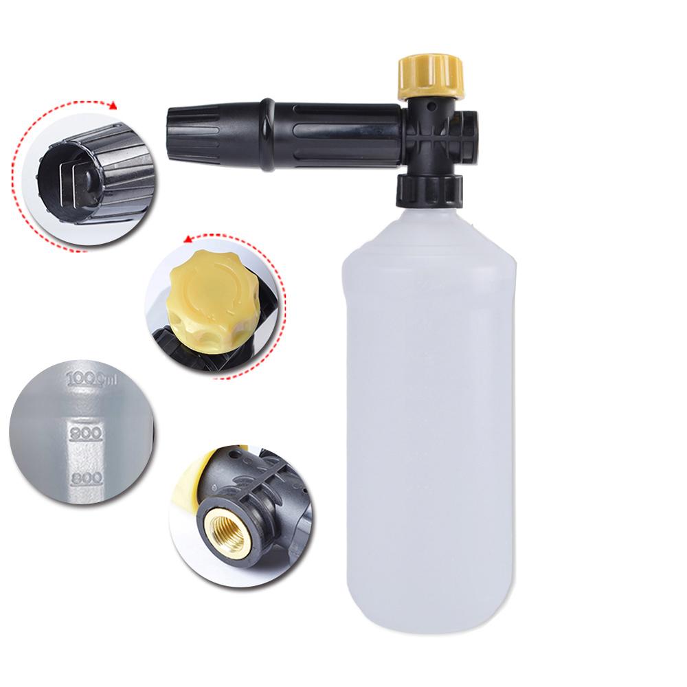 Омивач високого тиску Піна для снігу Lance Автомобільна піна Wash Foam Nozzle Foam Cannon Foam Generator для Daewoo Hammer Karcher Huter Makita
Омивач високого тиску Піна для снігу Lance Автомобільна піна Wash Foam Nozzle Foam Cannon Foam Generator для Daewoo Hammer Karcher Huter Makita