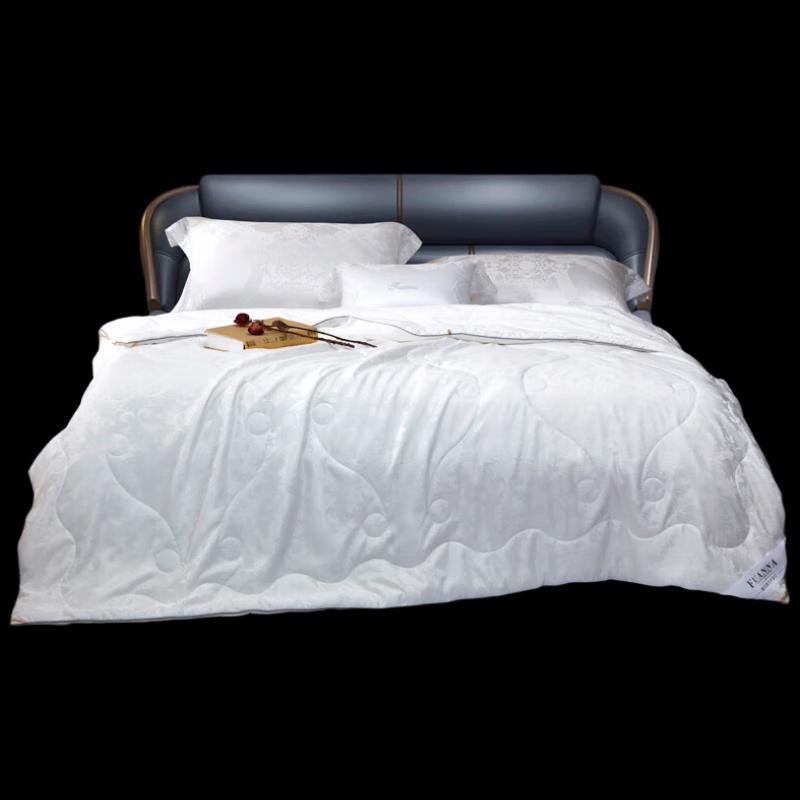 Fuanna Jinsenianhua Jacquard Mulberry Silk Summer Quilt
Fuanna Jinsenianhua Jacquard Mulberry Silk Summer Quilt