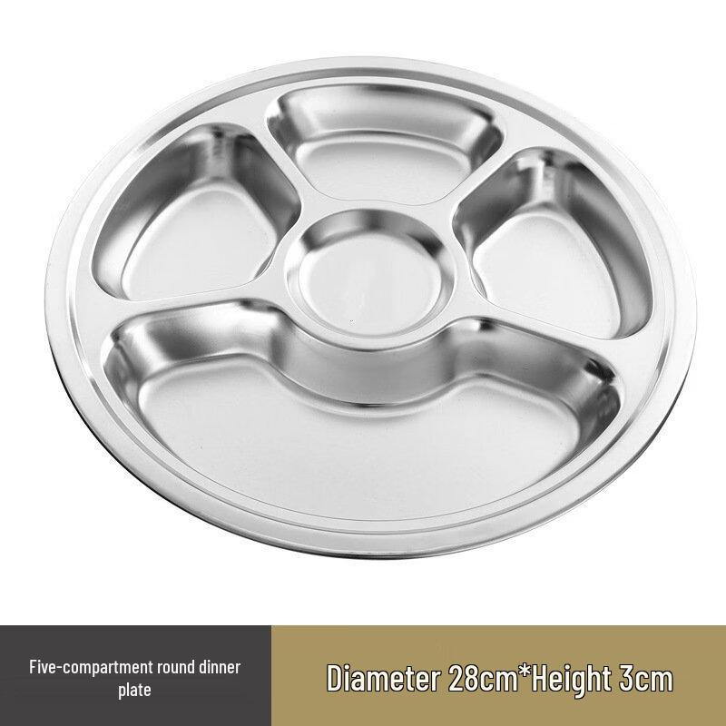 Yuyi Angel Stainless Steel Divided Round Meal Plate
Yuyi Angel Stainless Steel Divided Round Meal Plate