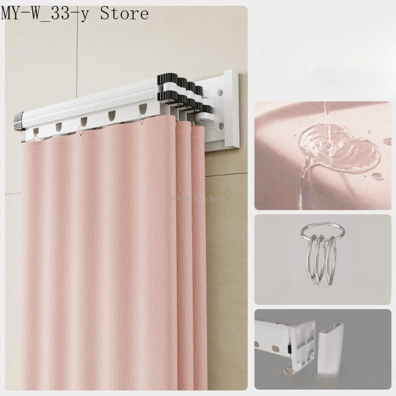 Складна водонепроникна шторка для душу з присосками Без свердління для перегородки у ванній кімнаті Розділення сухої та вологої зони Шторка з ЕВА 80X180CM
Складна водонепроникна шторка для душу з присосками Без свердління для перегородки у ванній кімнаті Розділення сухої та вологої зони Шторка з ЕВА 80X180CM