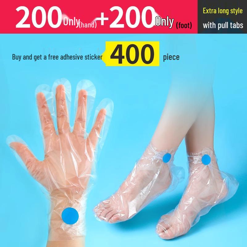 Водонепроницаемые одноразовые маски-чехлы для ног и рук - Прозрачные чехлы для обуви в виде длинных трубок
Водонепроницаемые одноразовые маски-чехлы для ног и рук - Прозрачные чехлы для обуви в виде длинных трубок