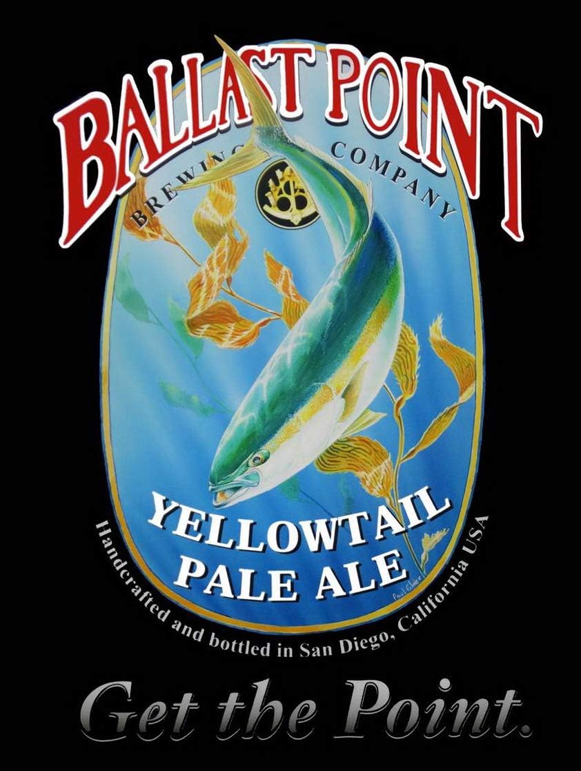 Ballast Point Yellowtail Pale Ale Bar Tavern Decorative Pub Signs Vintage Look Reproduction Metal Tin Sign 20x30cm(7.8x11.8inch)
Ballast Point Yellowtail Pale Ale Bar Tavern Decorative Pub Signs Vintage Look Reproduction Metal Tin Sign 20x30cm(7.8x11.8inch)