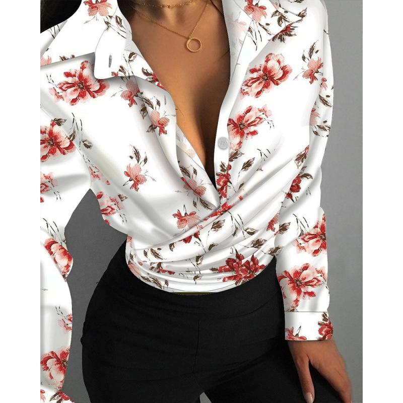 Loose Long Sleeve V-Neck Printed Women S Shirt Shirt Women XXL
Loose Long Sleeve V-Neck Printed Women S Shirt Shirt Women XXL