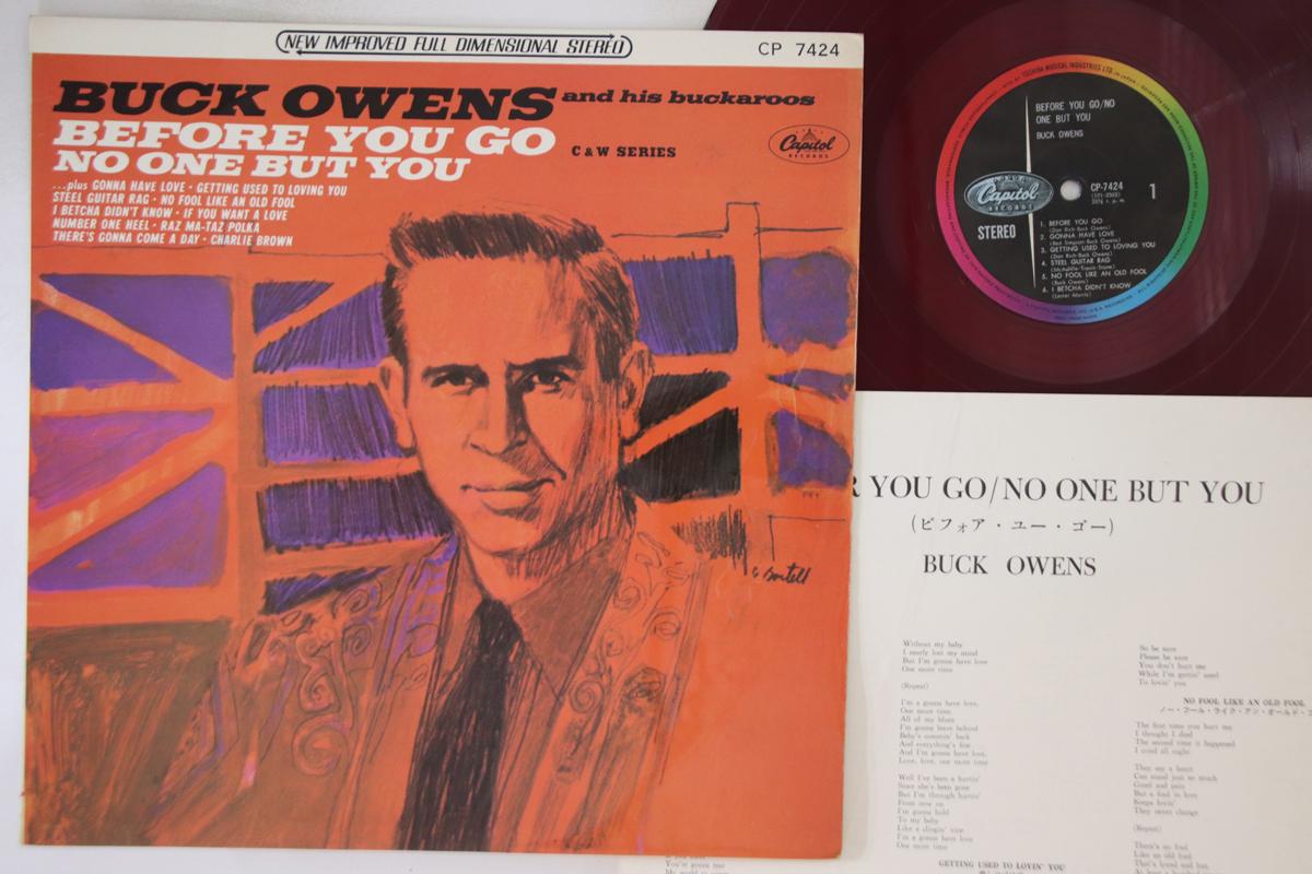 LP Record BUCK OWENS - Before You Go / No One But You CP7424 CAPITOL 1965 US Country Used
LP Record BUCK OWENS - Before You Go / No One But You CP7424 CAPITOL 1965 US Country Used