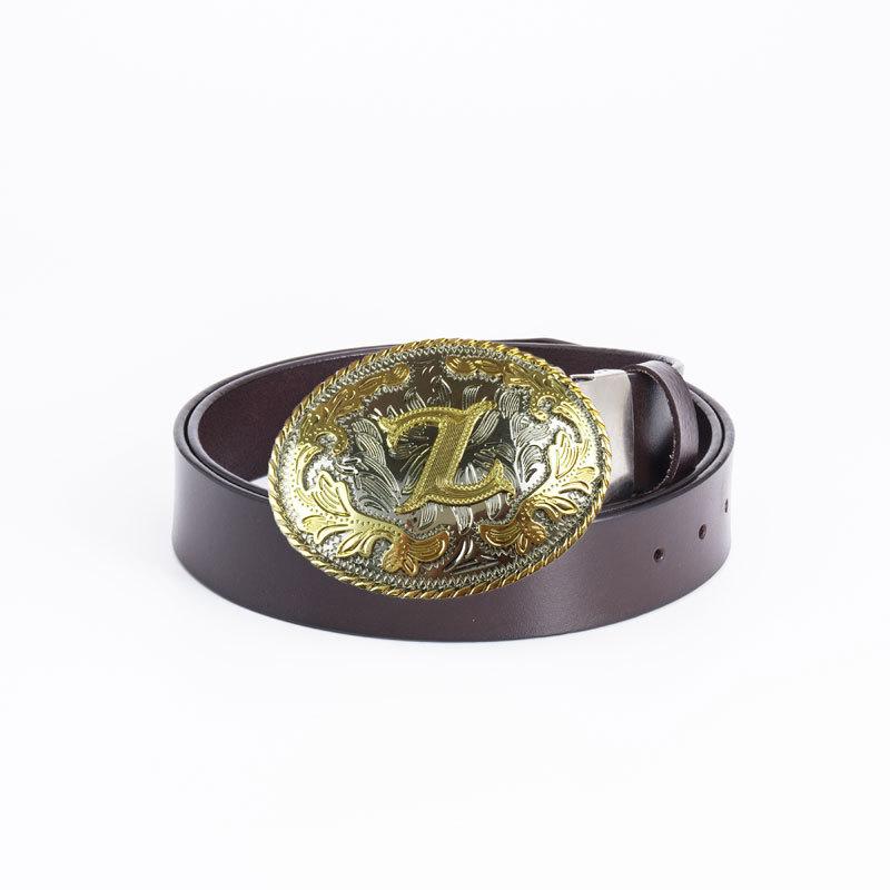 Ремень винтажный мужской кожаный ремень с буквой Z Personality American SIG Jeans 90cm
Ремень винтажный мужской кожаный ремень с буквой Z Personality American SIG Jeans 90cm