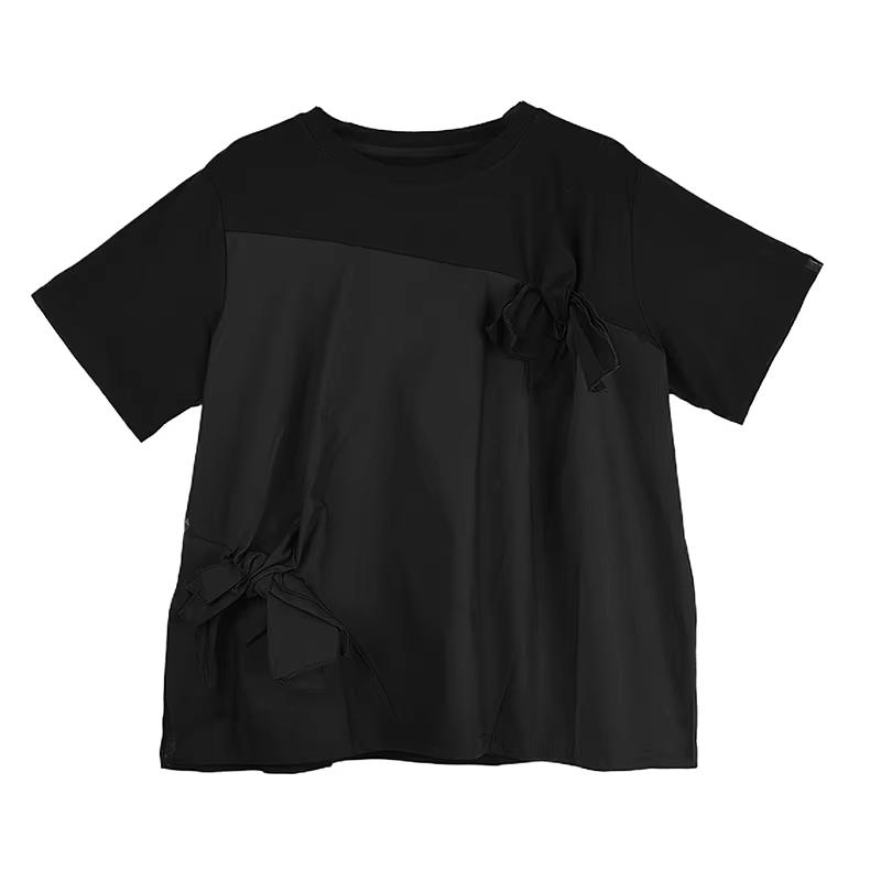 Женская футболка с круглым вырезом в стиле пэчворк XITAO GJ1136 One Size чёрный
Женская футболка с круглым вырезом в стиле пэчворк XITAO GJ1136 One Size чёрный