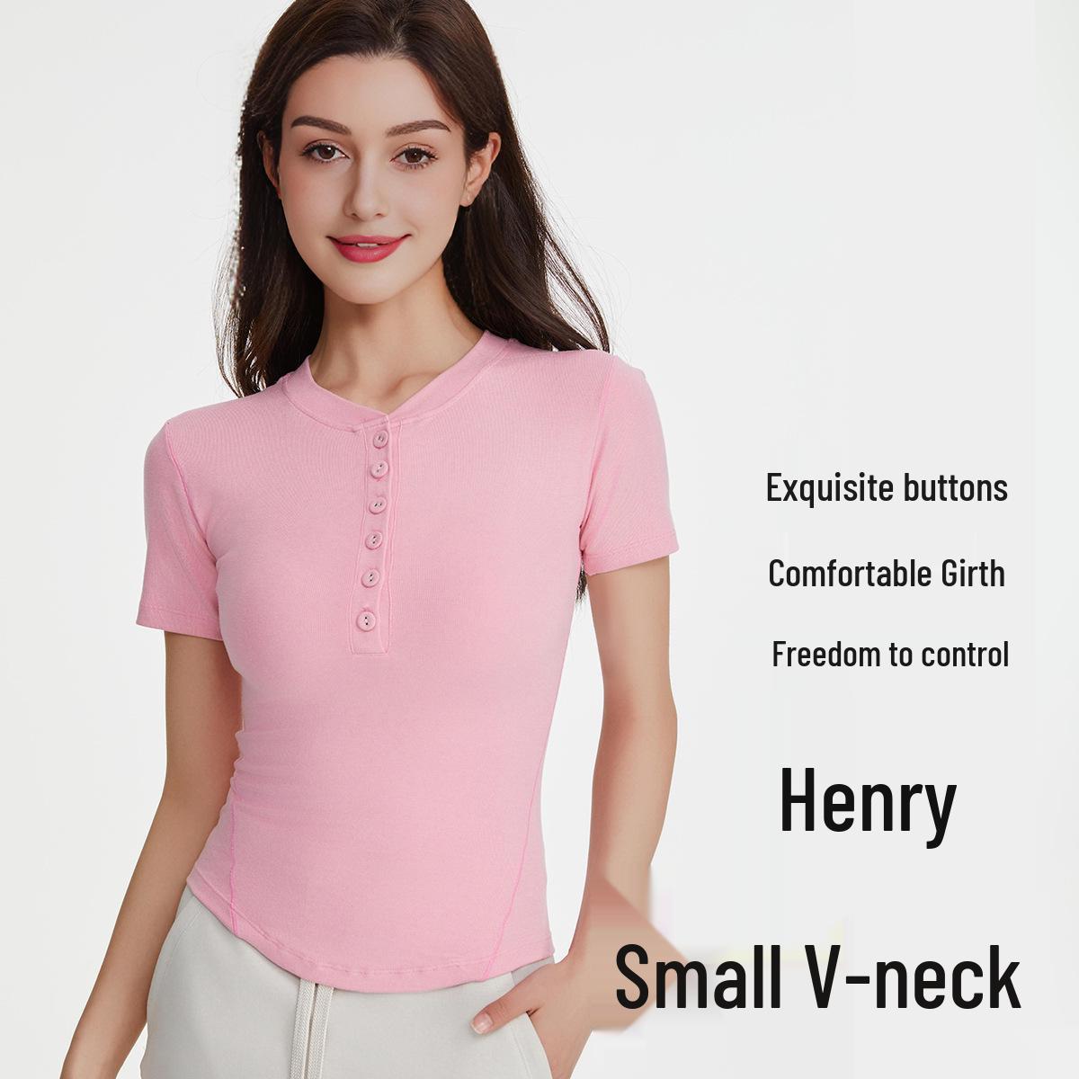 Henry 2025 V-Neck Slim Fit Yoga Top - Versatile Short Sleeve, Breathable for Running, Training, Fitness, and Dance Medium сірий колір
Henry 2025 V-Neck Slim Fit Yoga Top - Versatile Short Sleeve, Breathable for Running, Training, Fitness, and Dance Medium сірий колір