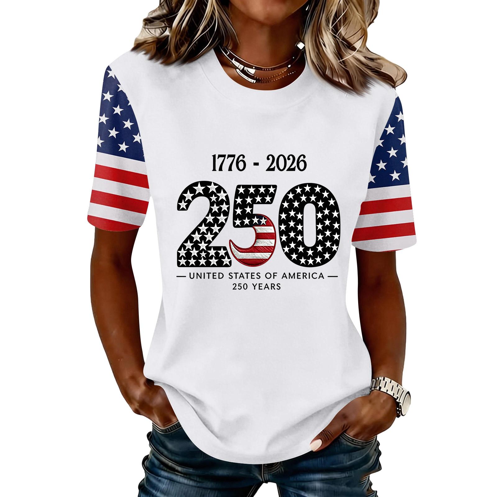 Women s Fashionable Casual Short Sleeve Print Round Neck Pullover Top XL білий
Women s Fashionable Casual Short Sleeve Print Round Neck Pullover Top XL білий