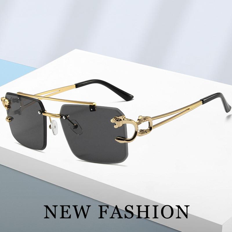 Retro Rimless Steampunk Sunglasses Fashion Double Beam UV400 Frameless Sun Eyeglasses Metal Anti-UV Shades Adult Eyeglasses
Retro Rimless Steampunk Sunglasses Fashion Double Beam UV400 Frameless Sun Eyeglasses Metal Anti-UV Shades Adult Eyeglasses