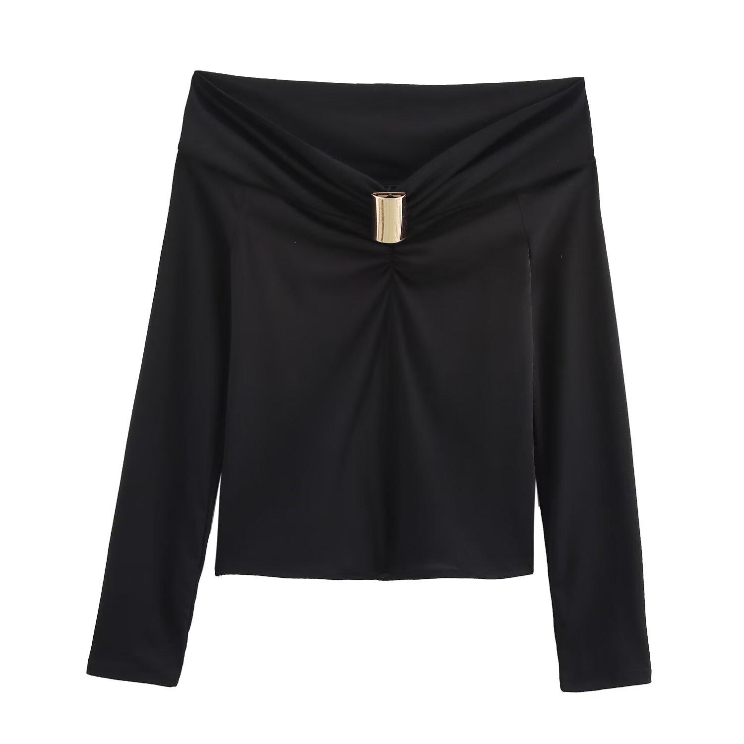 Весна 2025 Женский элегантный облегающий топ-футболка на одно плечо Medium чёрный
Весна 2025 Женский элегантный облегающий топ-футболка на одно плечо Medium чёрный