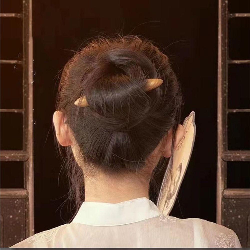 Headwear For Women For Ladies Chinese Style Hair Fork Hairpins Hair Accessories Wooden Hair Sticks
Headwear For Women For Ladies Chinese Style Hair Fork Hairpins Hair Accessories Wooden Hair Sticks