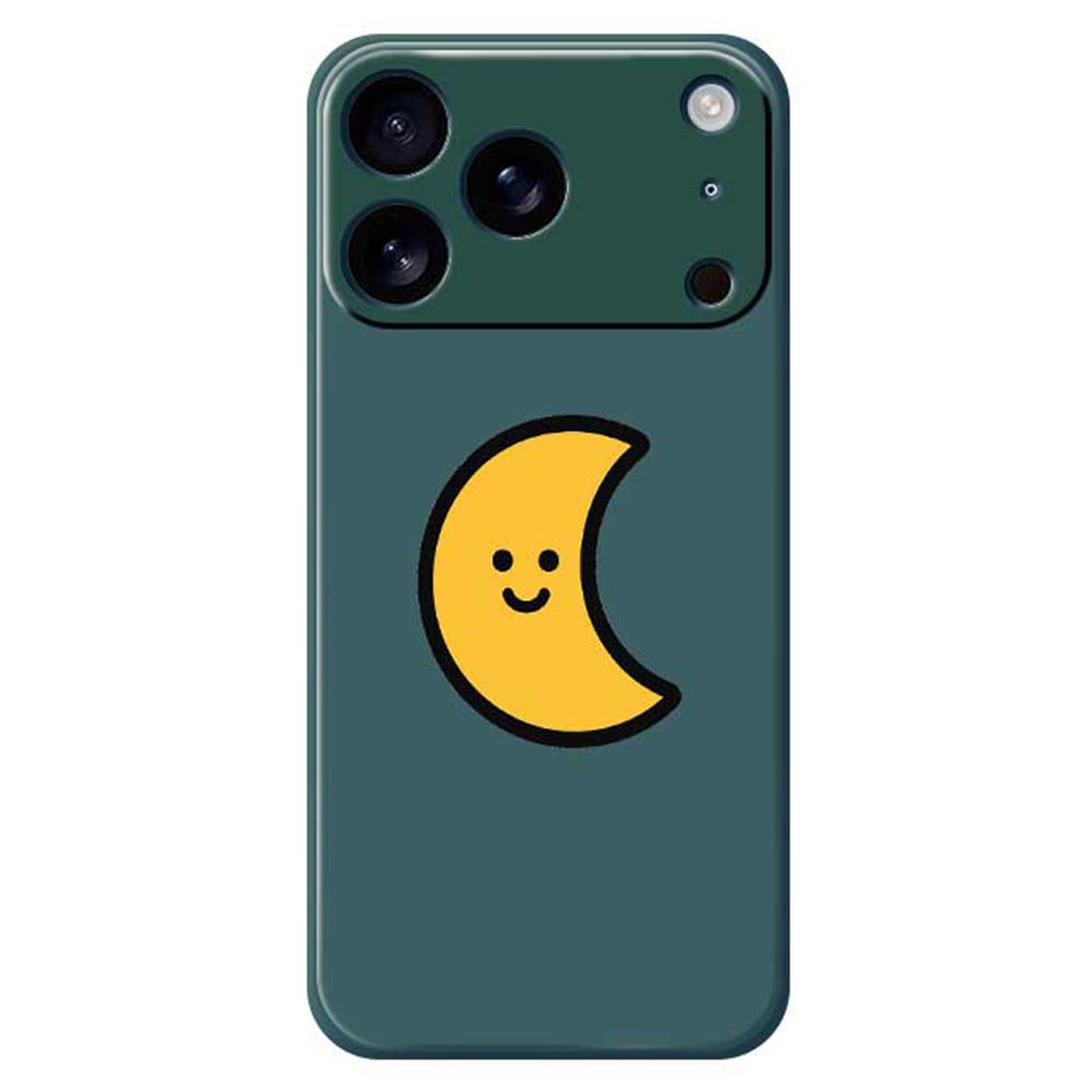 For iPhone 17 Pro Max Case Yellow Moon Pattern Printing Straight Edge TPU Phone Back Cover Green
For iPhone 17 Pro Max Case Yellow Moon Pattern Printing Straight Edge TPU Phone Back Cover Green