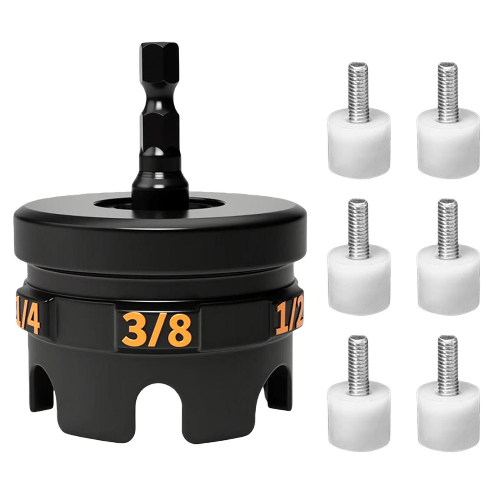 Metal Nut Zipper Drill Attachment Tool Kit - Hex Shank Spinner for 1/4 3/8 1/2 In Threaded Rods for Conduit Racks & Strut System
Metal Nut Zipper Drill Attachment Tool Kit - Hex Shank Spinner for 1/4 3/8 1/2 In Threaded Rods for Conduit Racks & Strut System