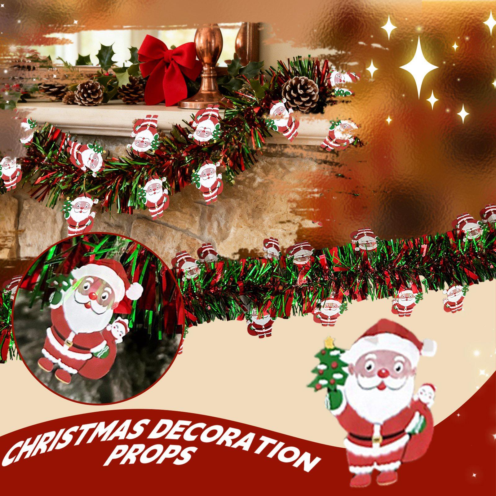 2M Christmas Garland With Ornaments, Red & Decor For Christmas Tree, Home, Party, Festive Hanging Decoration For Holida One Size
2M Christmas Garland With Ornaments, Red & Decor For Christmas Tree, Home, Party, Festive Hanging Decoration For Holida One Size