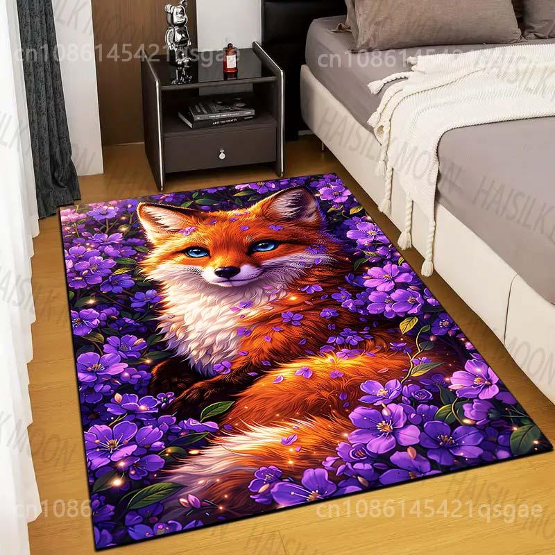 Multiple sizes Fox and purple flowers Carpet for Living Room Bedroom Sofa Home Decor Rug Non-slip Floor Mat Luxury Gift 40x60cm
Multiple sizes Fox and purple flowers Carpet for Living Room Bedroom Sofa Home Decor Rug Non-slip Floor Mat Luxury Gift 40x60cm