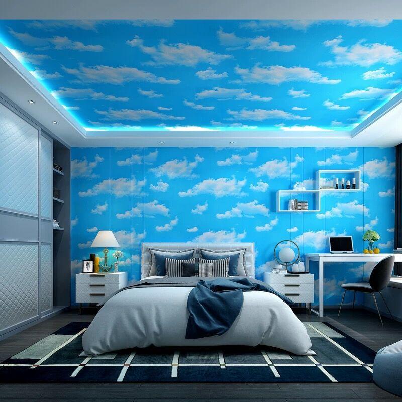 Blue Sky White Clouds Self-adhesive Wallpaper Moisture-proof Bedroom University Dormitory Children s Room PVC Sticker Wallpaper 45X200CM
Blue Sky White Clouds Self-adhesive Wallpaper Moisture-proof Bedroom University Dormitory Children s Room PVC Sticker Wallpaper 45X200CM