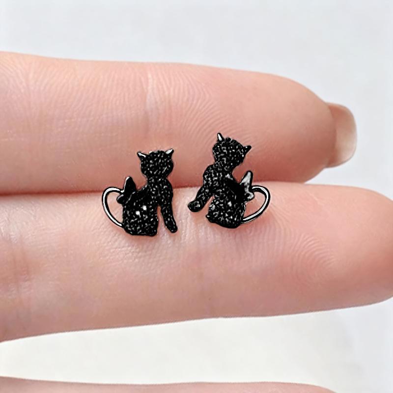 Huitan Dainty Cat with Butterfly Stud Earrings for Women Dazzling CZ Exquisite Female Earrings Party Trendy Zircon
Huitan Dainty Cat with Butterfly Stud Earrings for Women Dazzling CZ Exquisite Female Earrings Party Trendy Zircon