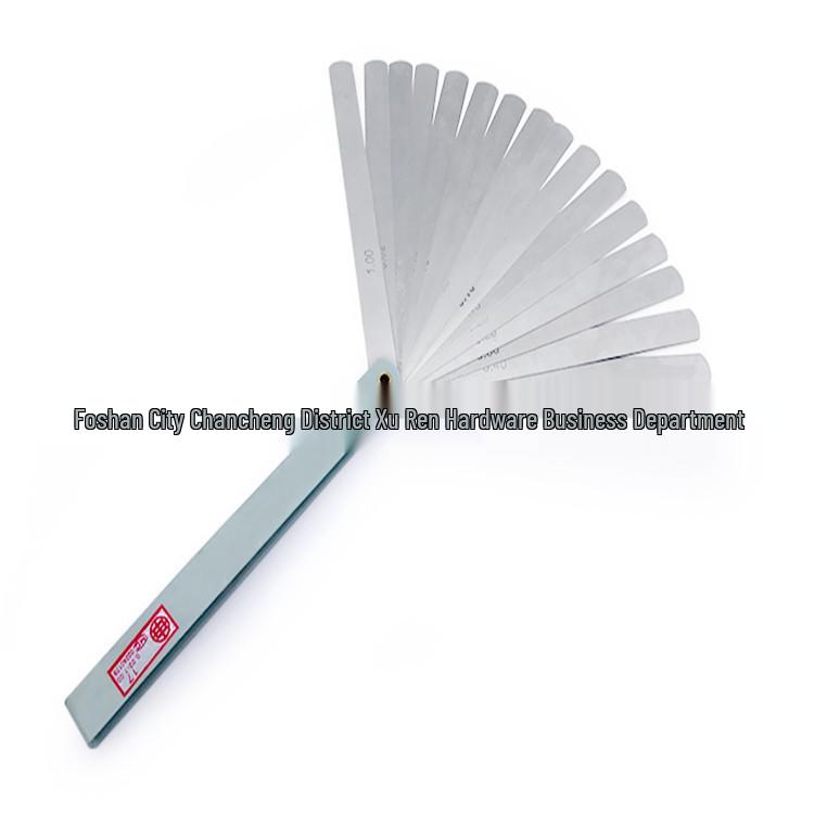 Shanghai Shen Shen Feeler Gauge Set - 14 & 17 Pieces (Sizes: 100, 150, 200, 300) 150mm Feeler Gauge Blade, Specified
Shanghai Shen Shen Feeler Gauge Set - 14 & 17 Pieces (Sizes: 100, 150, 200, 300) 150mm Feeler Gauge Blade, Specified