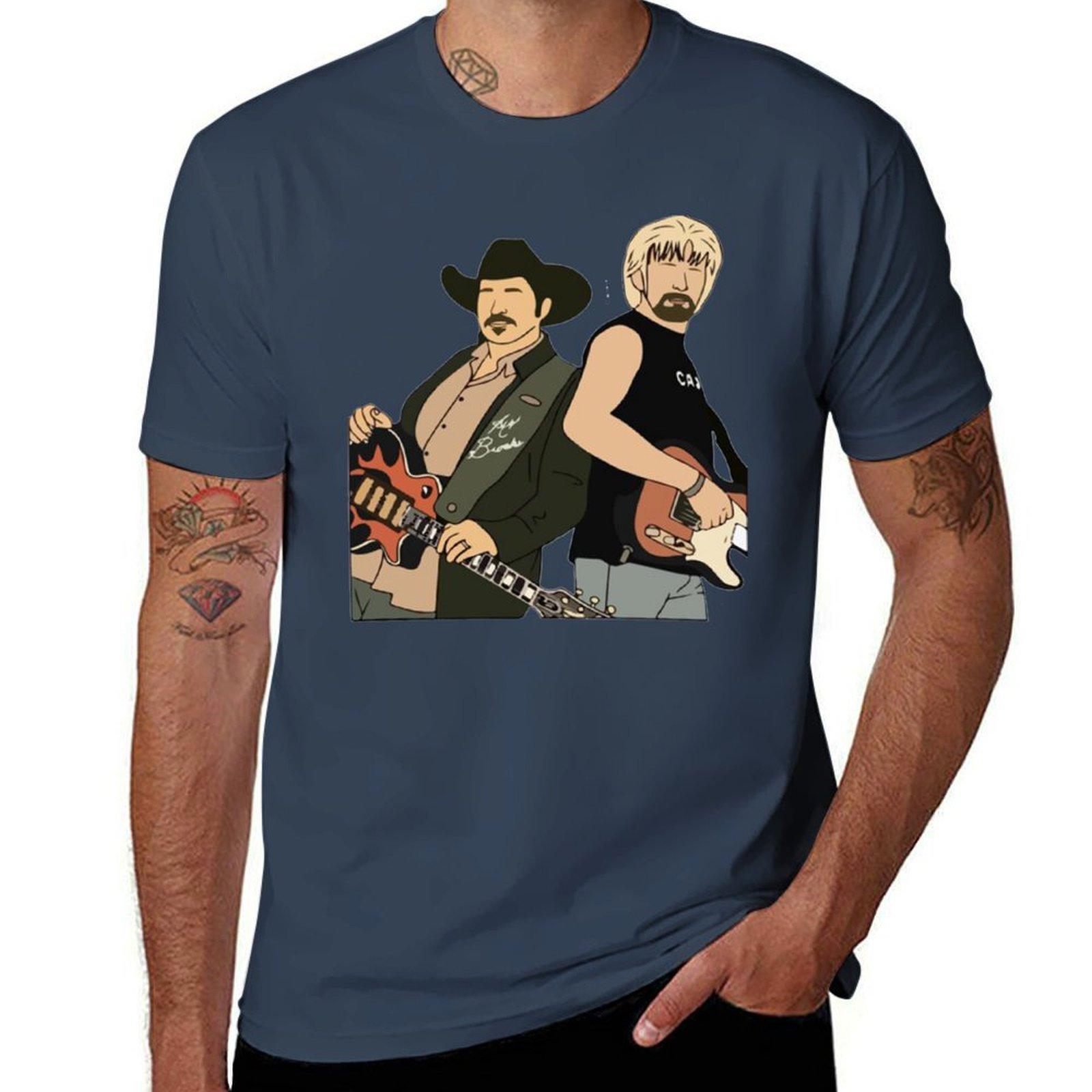Brooks and Dunn Country Duo Throwback Silhouette TShirt Sports Casual Short Sleeve Cotton Tee S
Brooks and Dunn Country Duo Throwback Silhouette TShirt Sports Casual Short Sleeve Cotton Tee S